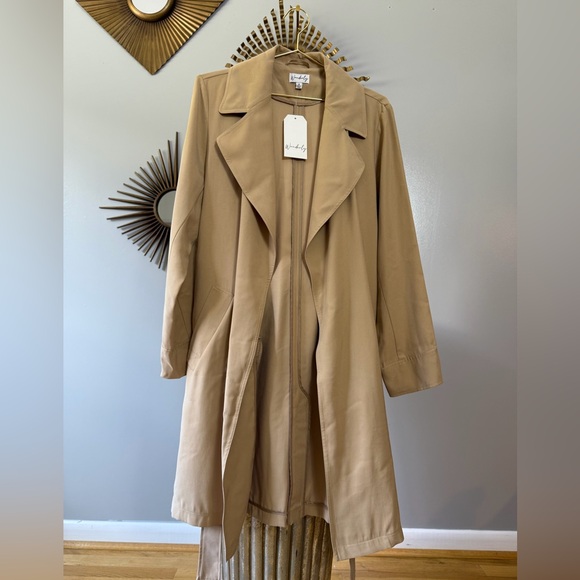 Wonderly Jackets & Blazers - Wonderly - Tan Classic Trench Coat